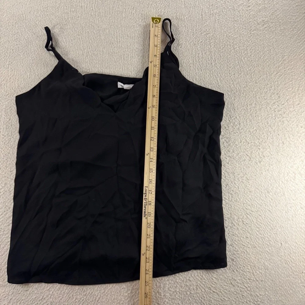BP Camisole Top Womens XL Black Excellent V-Neck Adjustable Spaghetti Strap Tank